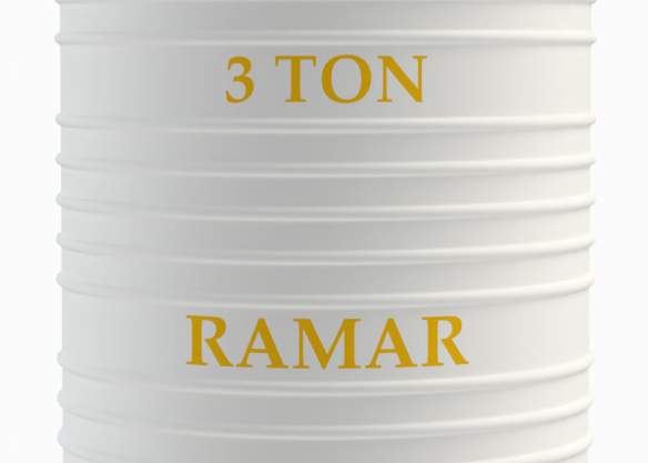 3 Tonluk Dikey Plastik Su Deposu